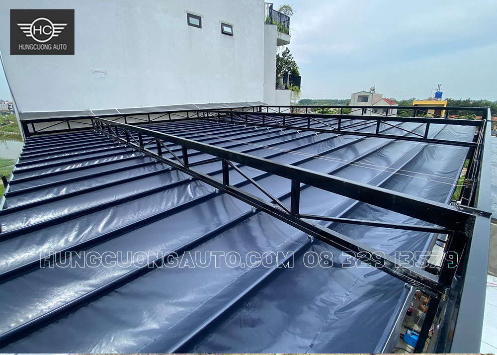 Thi công mái xếp di động tại nhà hàng hải sản rohome- thuận thành Bắc Ninh Thi công mái xếp di động tại nhà hàng hải sản rohome- thuận thành Bắc Ninh