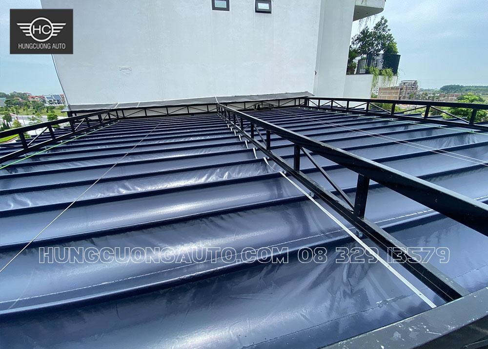 Thi công mái xếp di động tại nhà hàng hải sản rohome- thuận thành Bắc Ninh Thi công mái xếp di động tại nhà hàng hải sản rohome- thuận thành Bắc Ninh