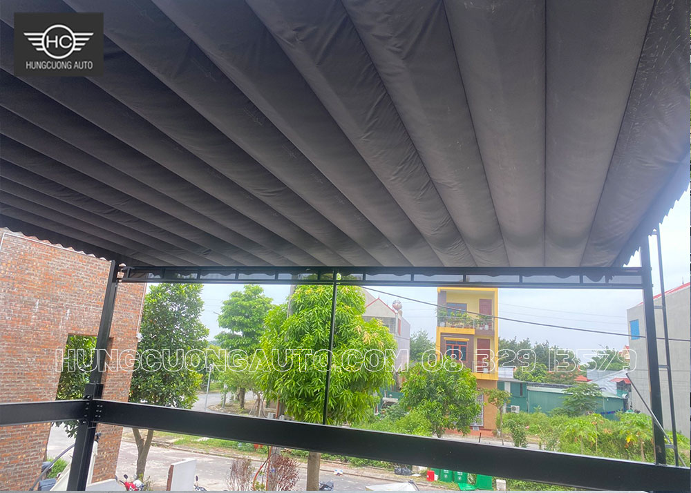 Thi công mái xếp di động tại nhà hàng hải sản rohome- thuận thành Bắc Ninh Thi công mái xếp di động tại nhà hàng hải sản rohome- thuận thành Bắc Ninh