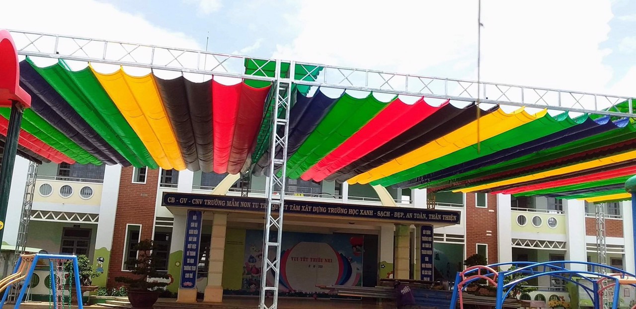 mái xếp trường học tại huyện Đông Anh mái xếp trường học tại huyện Đông Anh